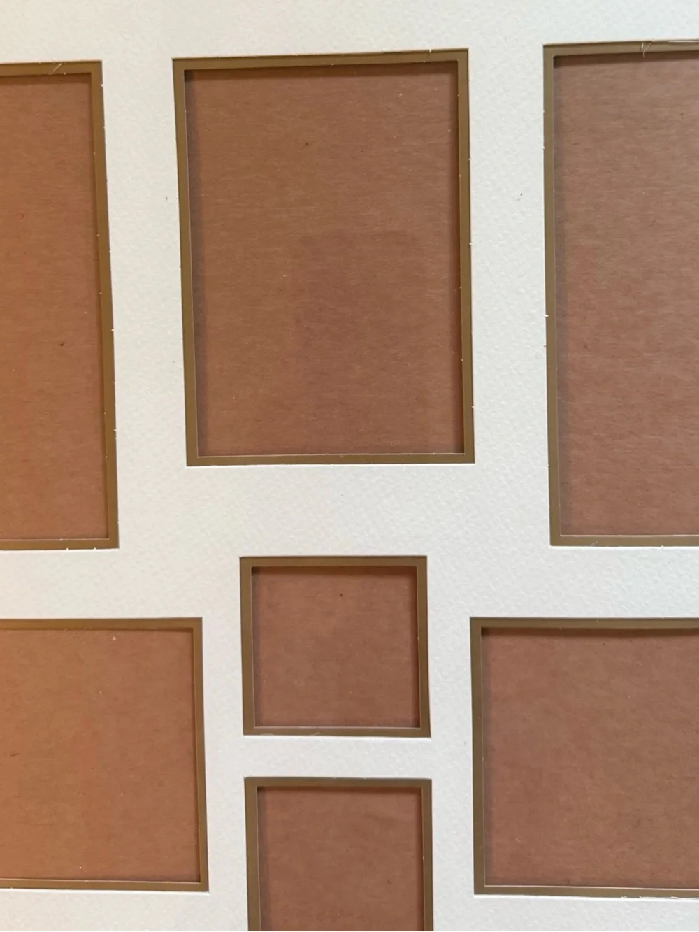 Vtg Solid Wood Collage Frame Gallery Wall Album Photo Picture Frame Holds 10